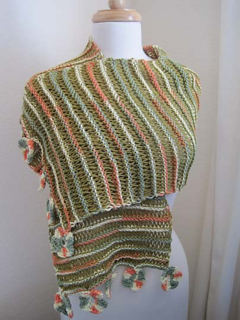 Drop of Color Shawl