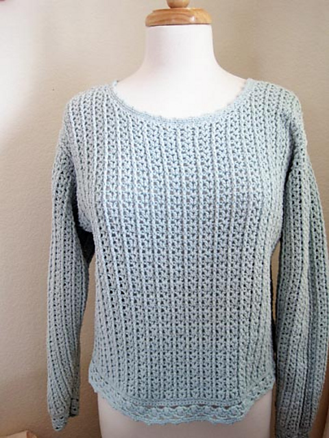 Lace-edged Crop Top