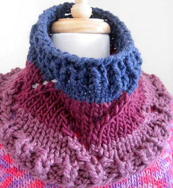 Tricolor Twig Cowl
