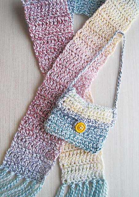 Child's Scarf & Pocketbook