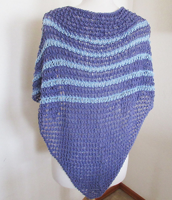 Coral Loop Stitch Shawl