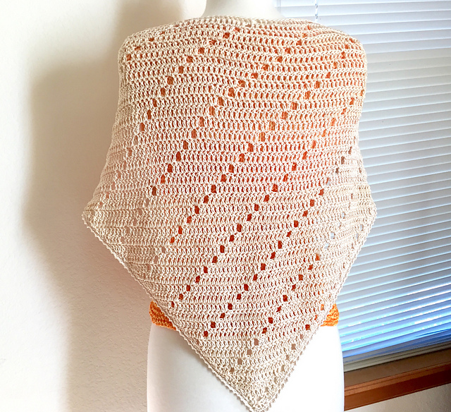 Beribboned Shawl