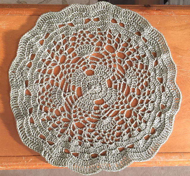 Strawberry Lace Doily