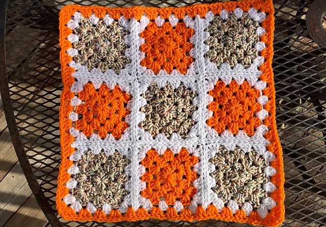 Nasturtiums Granny Lapghan and Pillow