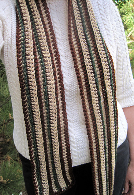 Chunky Stripe Scarf