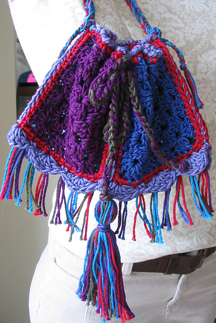 Colorful Squares Bag