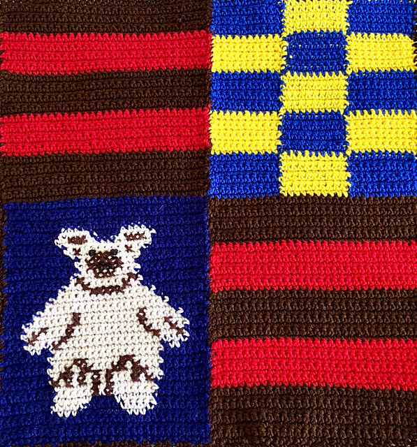 #08 Checker Bear Blanket