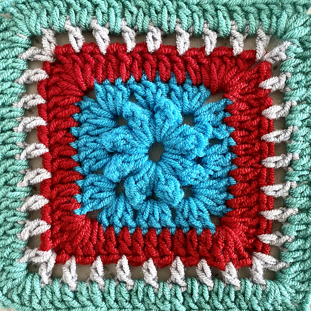 Popcorn Granny Afghan