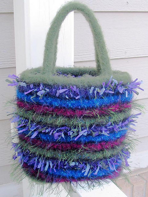 Stained Glass Felted Bag