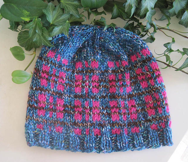 Tweedy Plaid Beanie