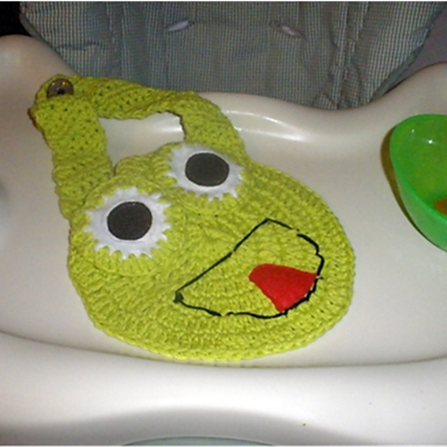 Frog Baby Bib