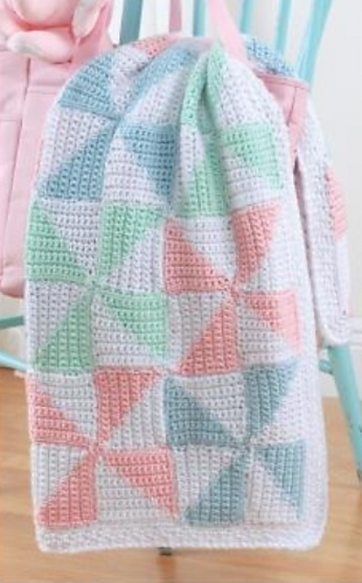 Pinwheel Baby Blanket