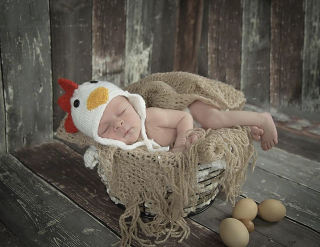 Mason's Chicken Hat