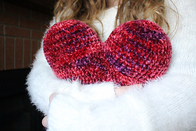 Velvet Heart Pillow