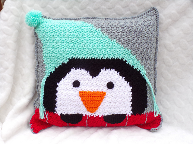 Penguin Pillow Cover