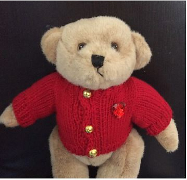 Heart to Heart Bear Standard Cardigan