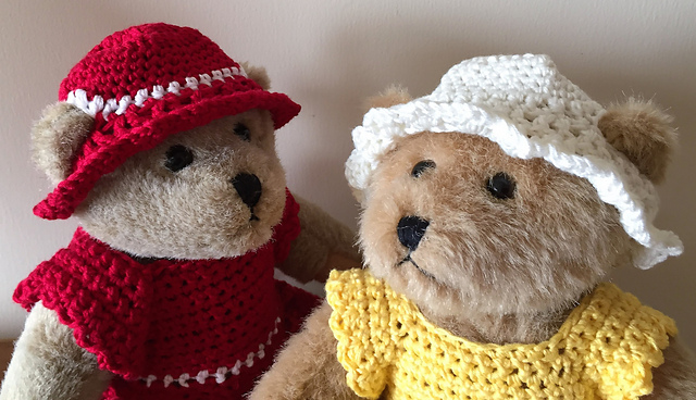 Heart to Heart Bear Sun Hat
