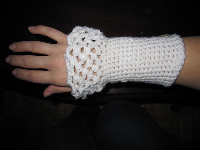 Lacy sleeves
