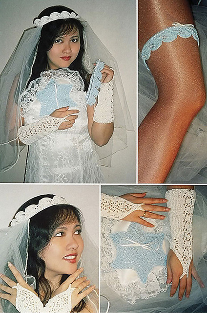 A Set of Wedding Accessories to Knit