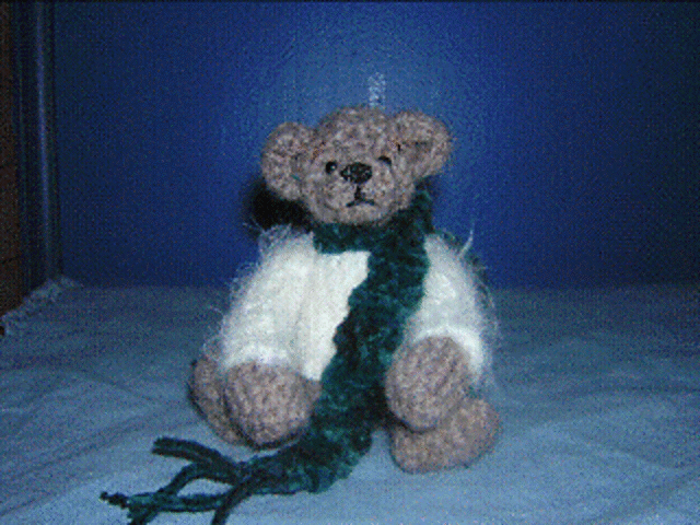 Snow Baby Bear thread teddy bear