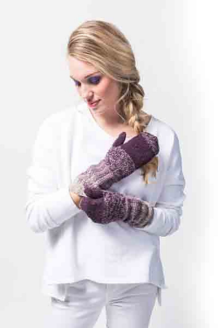 Color-Block Mittens