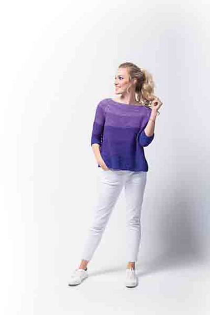Seed-Stitch Pullover