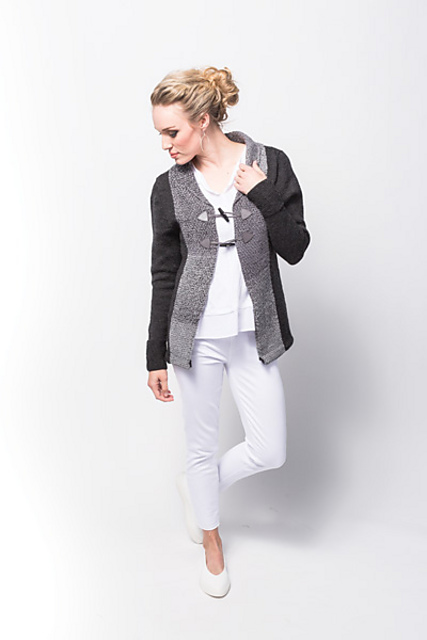 Gray-Scale Cardigan