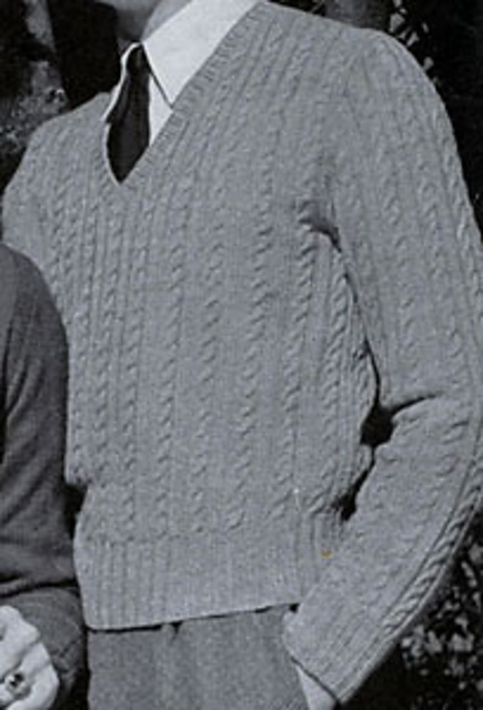 Cable Stitch Pullover #4004