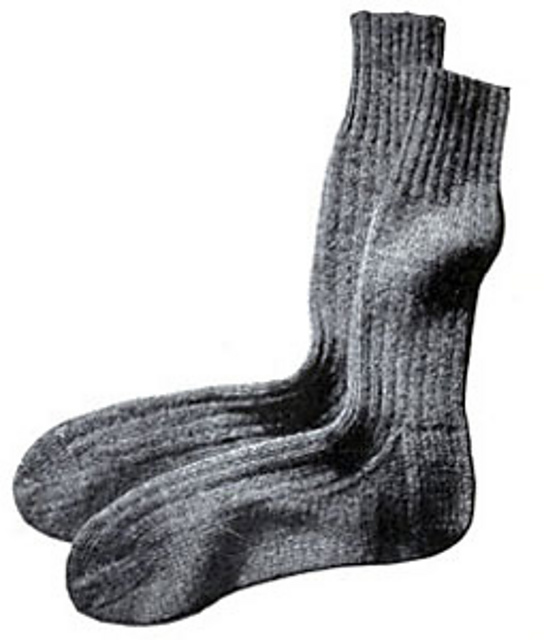 Ribbed Socks #4023