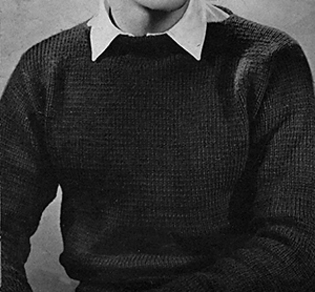 Extra Heavy Crew Neck Sweater #4029