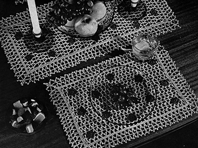 Polka Dot Luncheon Set #4-84
