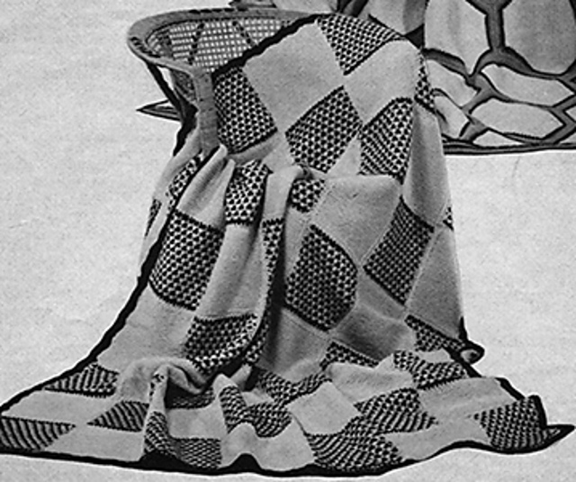 Knitted Afghan #690