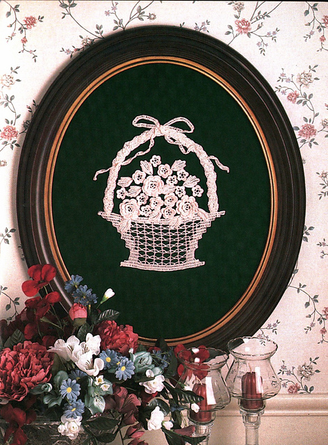 Framed Flower Basket