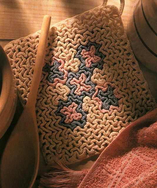Antique Wavy Potholder