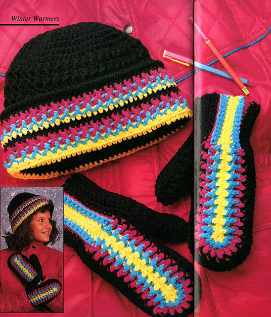 Neon Hat & Mittens