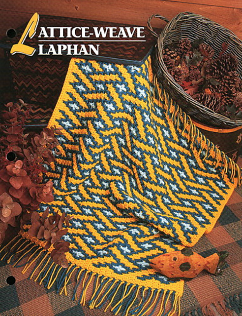 Lattice-Weave Lapghan