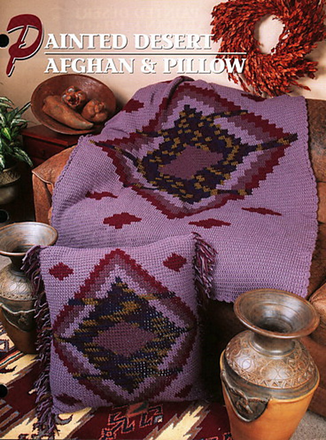 Painted Desert Afghan & Pillow