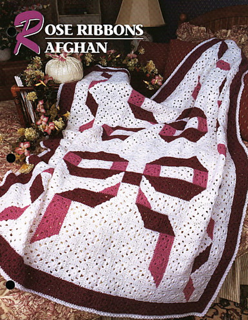 Rose Ribbons Afghan