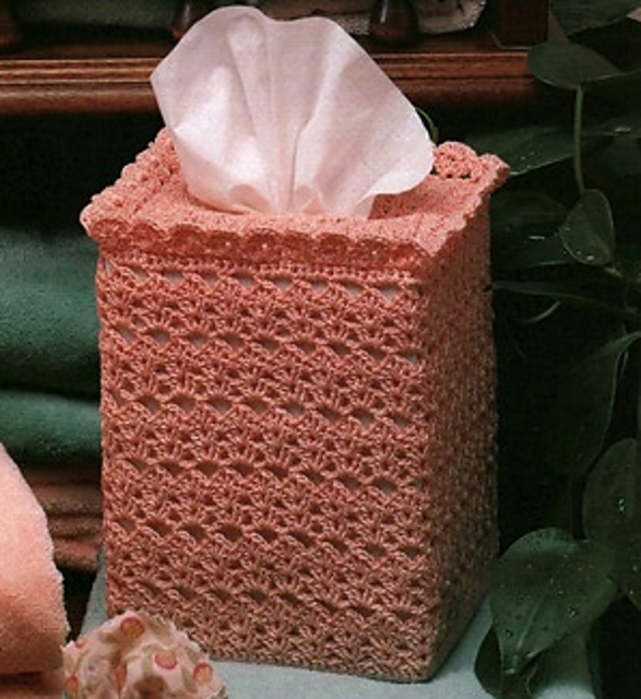 Shells Tissue Box Cover