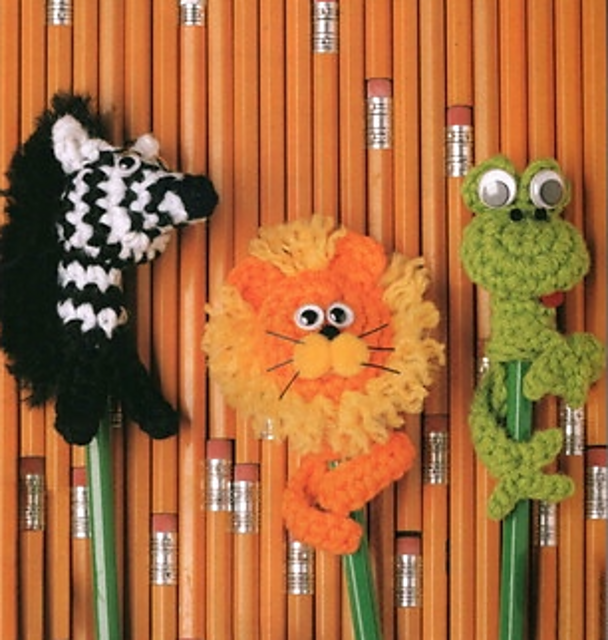 Critter Pencil Toppers