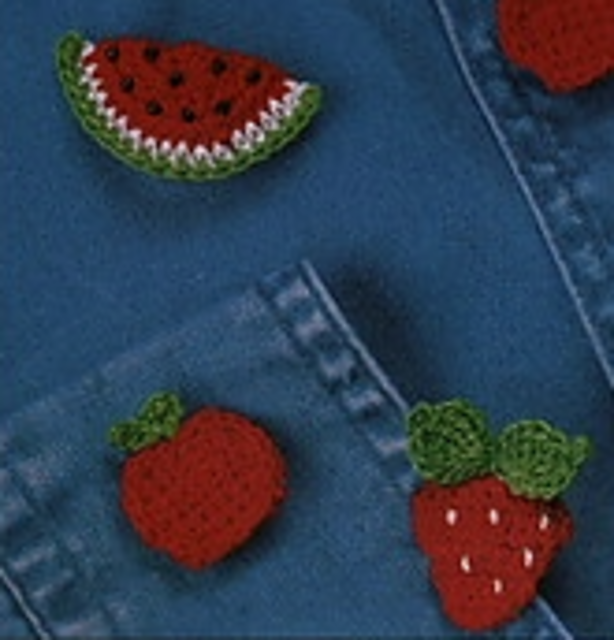 Fruity Button Covers: Watermelon & Strawberry