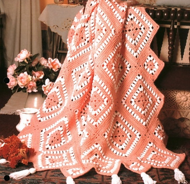 Granny Square Traditions: Apricot Illusions
