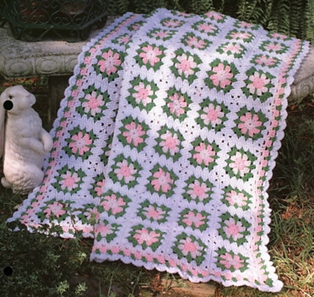 Granny Square Traditions: Cherry Blossoms