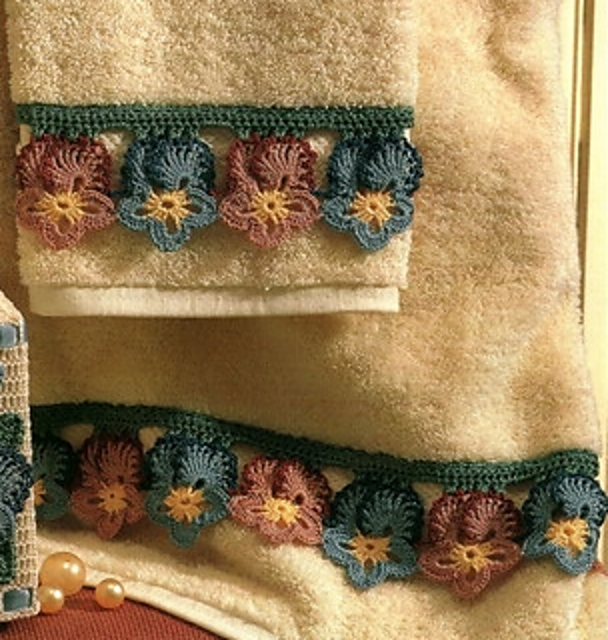 Pansy Towels