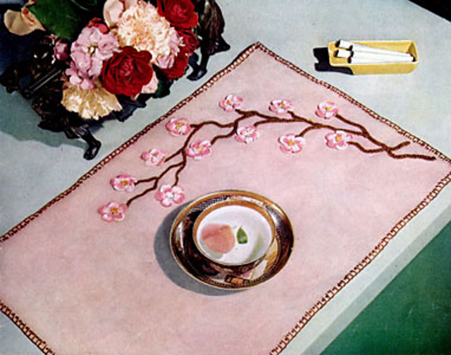 Apple Blossom Place Mat #D-209