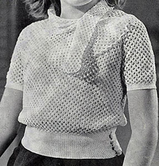 Butterfly Mesh Blouse #517