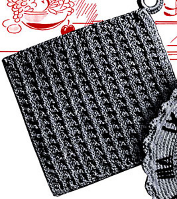 Turnabout Potholder #9063