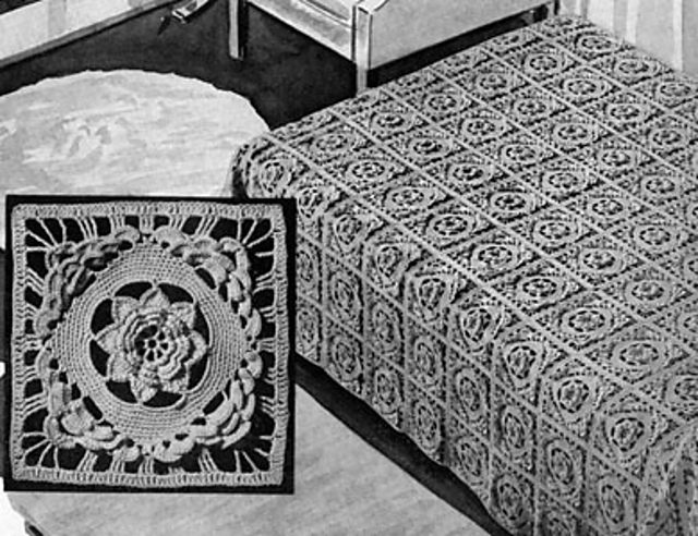 Rose of Killarney Bedspread #6014