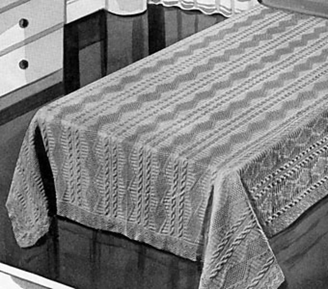 Trailing Vine Bedspread #6031