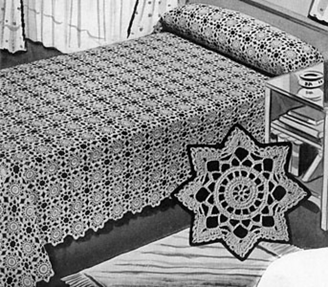 Snow in Summer Bedspread #6011